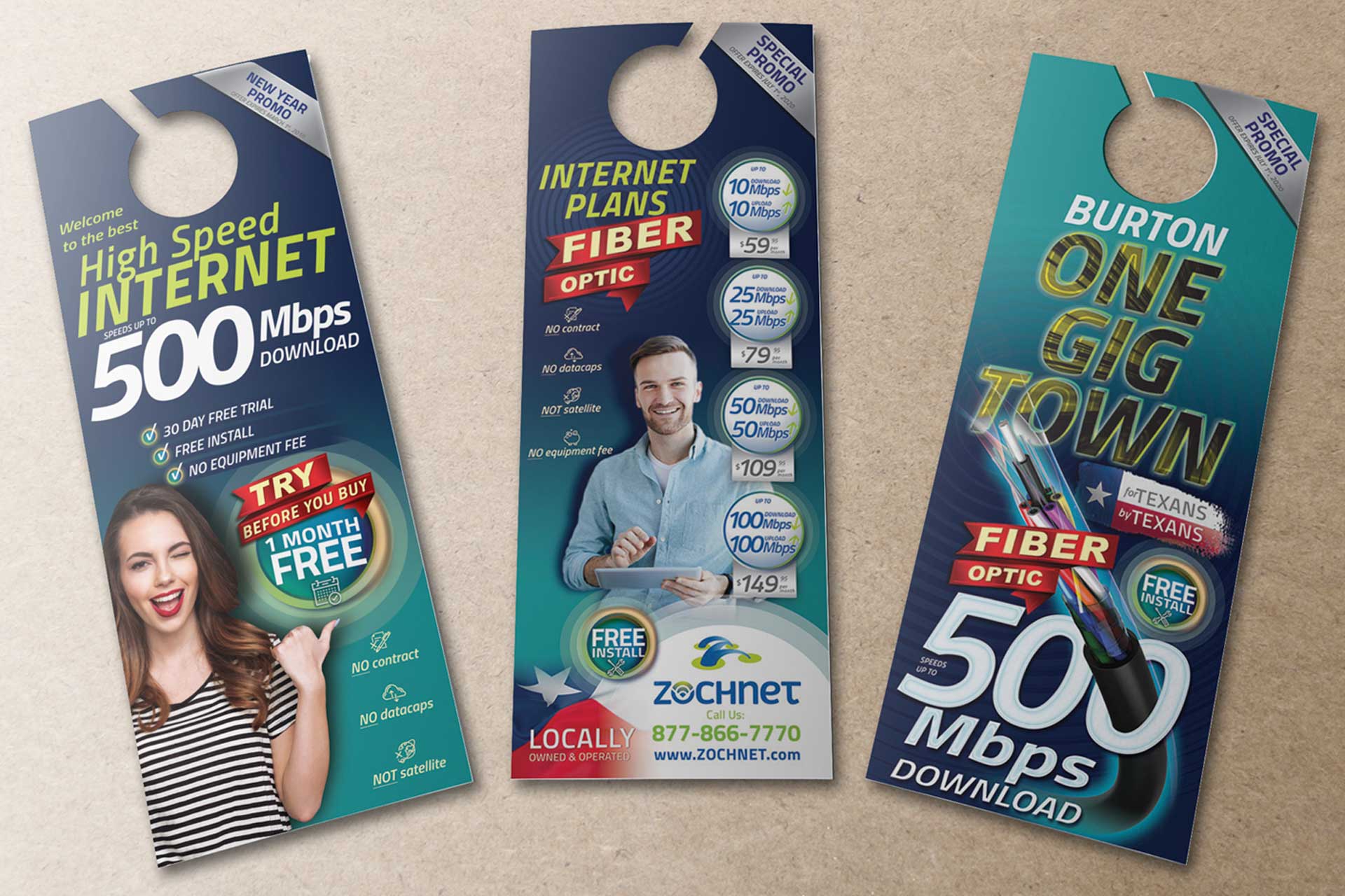 Door Hanger Design by Identibrand